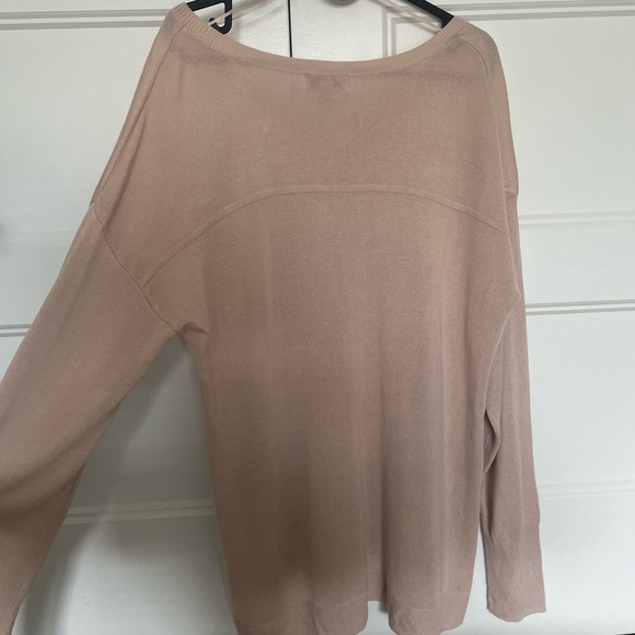 Light Pink Calvin Klein Logo Sweater - Picture 4 of 7